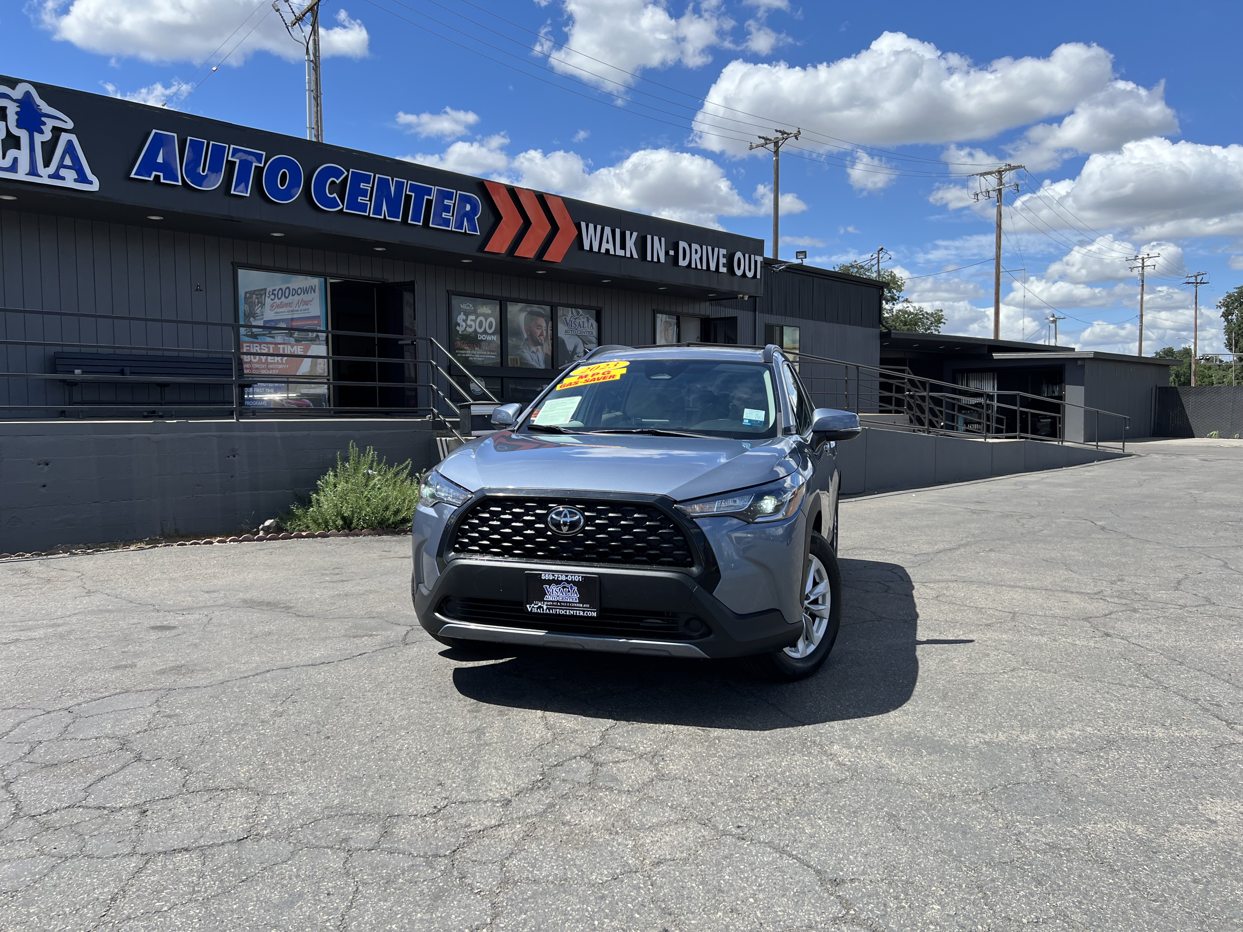 Blue 2023 Toyota Corolla Cross LE FWD SUV / Crossover Front-Wheel Drive Continuously Variable Transmission