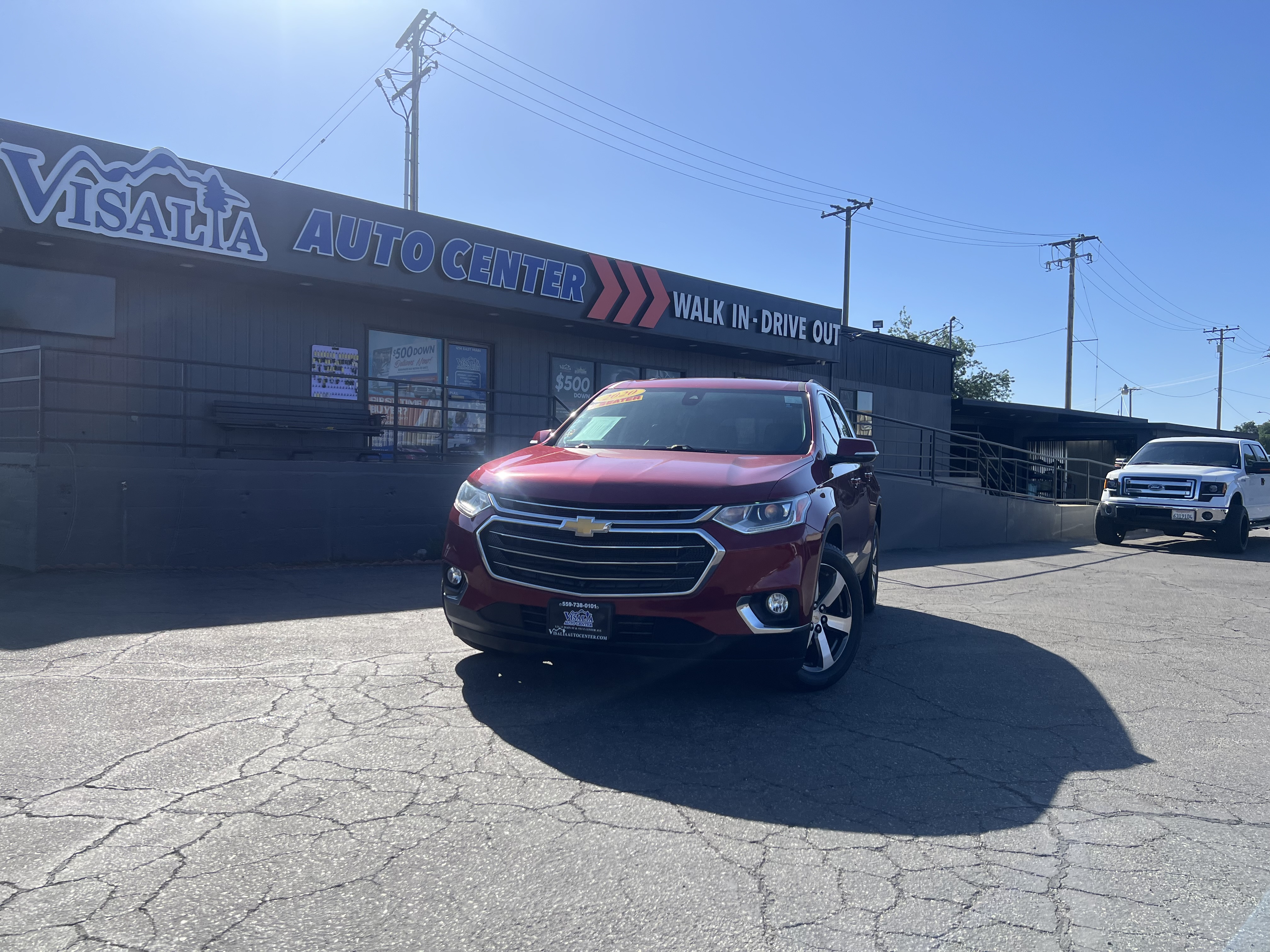 Red 2020 Chevrolet Traverse LT Leather FWD SUV / Crossover Front-Wheel Drive 9-Speed Automatic