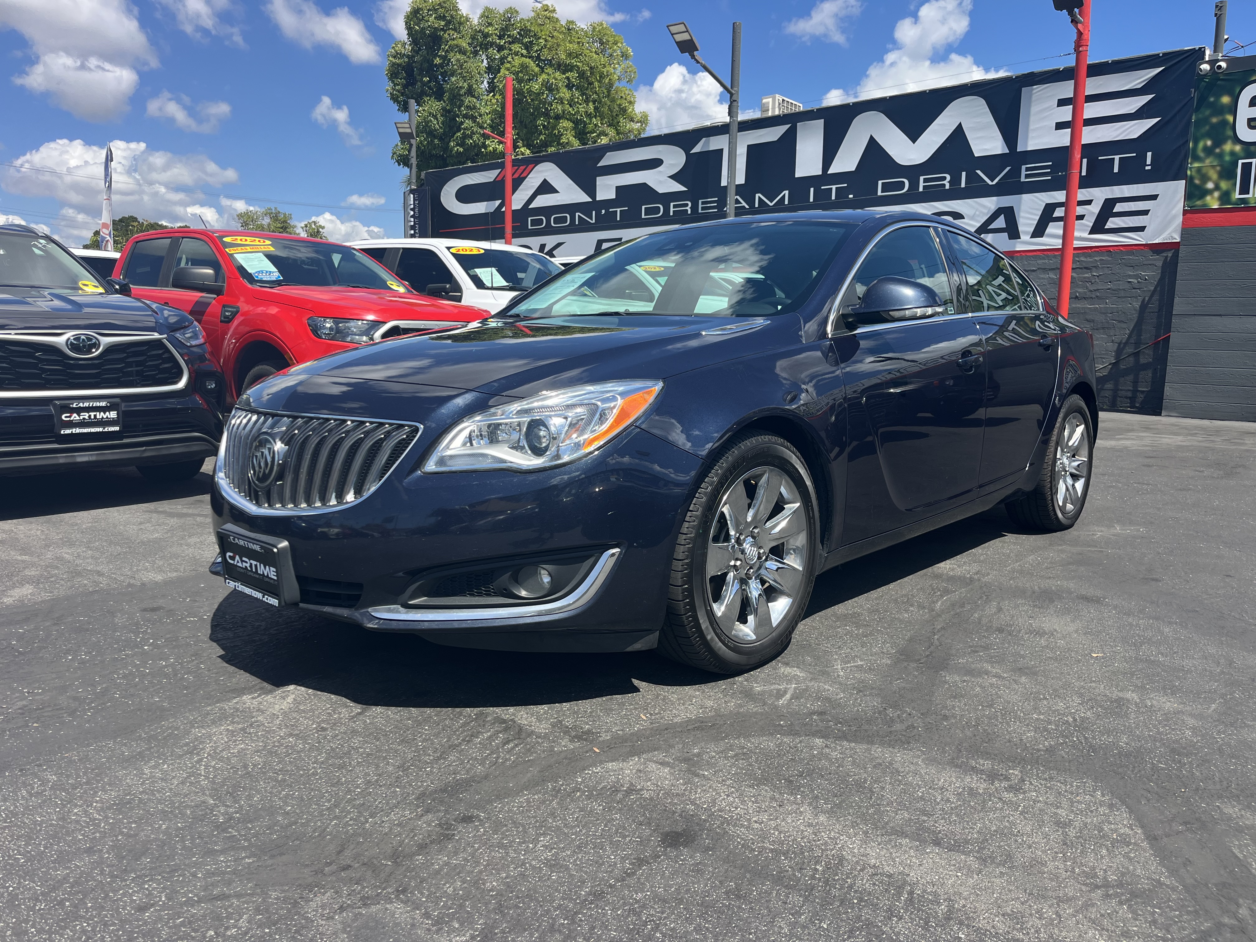 Blue 2016 Buick Regal Premium II Sedan FWD Sedan Front-Wheel Drive 6-Speed Automatic