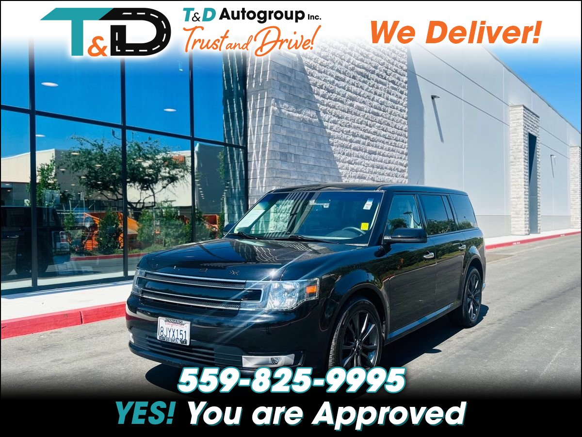 Black 2019 Ford Flex SEL FWD SUV / Crossover Front-Wheel Drive 6-Speed Automatic