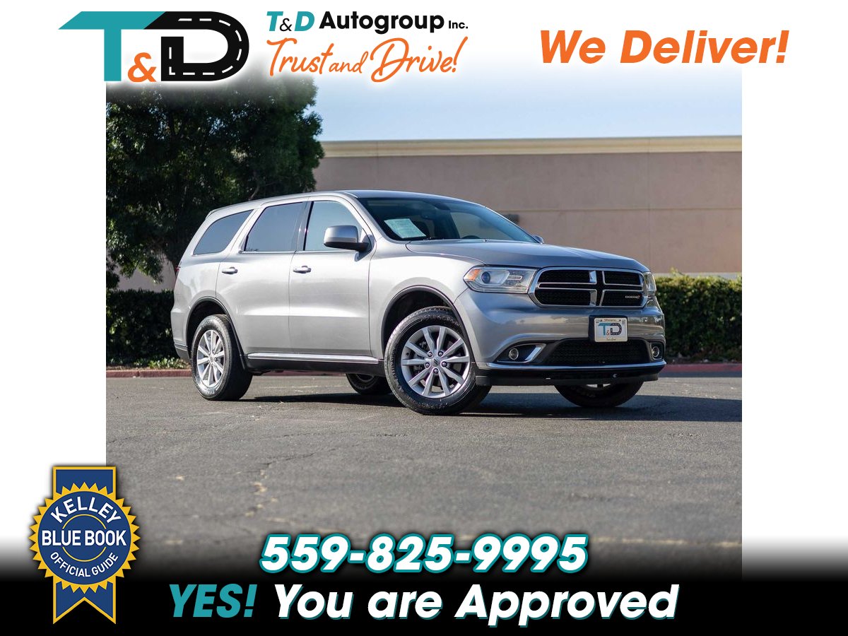 Silver 2020 Dodge Durango SXT AWD SUV / Crossover All-Wheel Drive 8-Speed Automatic