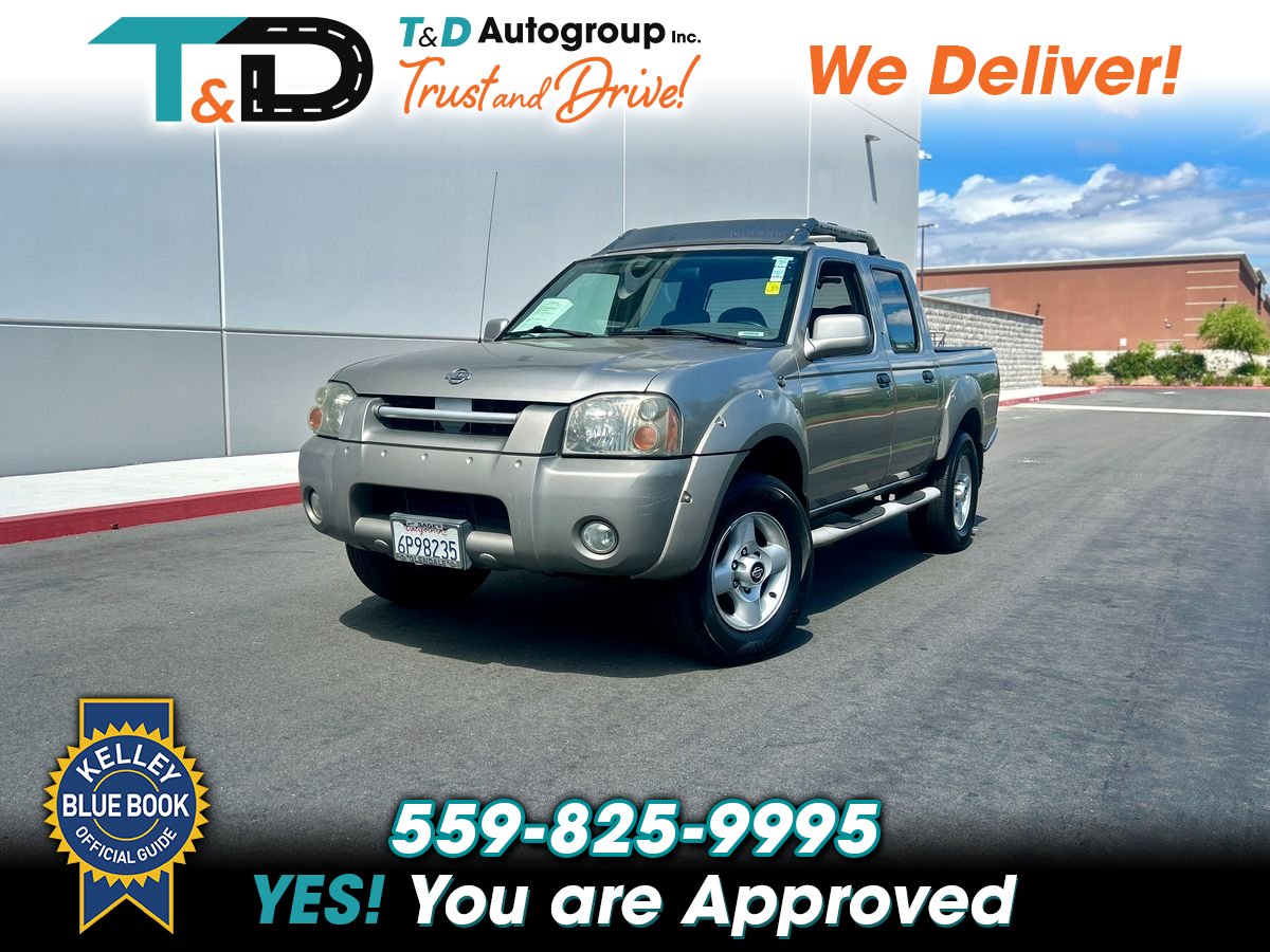 Silver 2001 Nissan Frontier 4 Dr SE Crew Cab SB Pickup Truck Rear-Wheel Drive Automatic