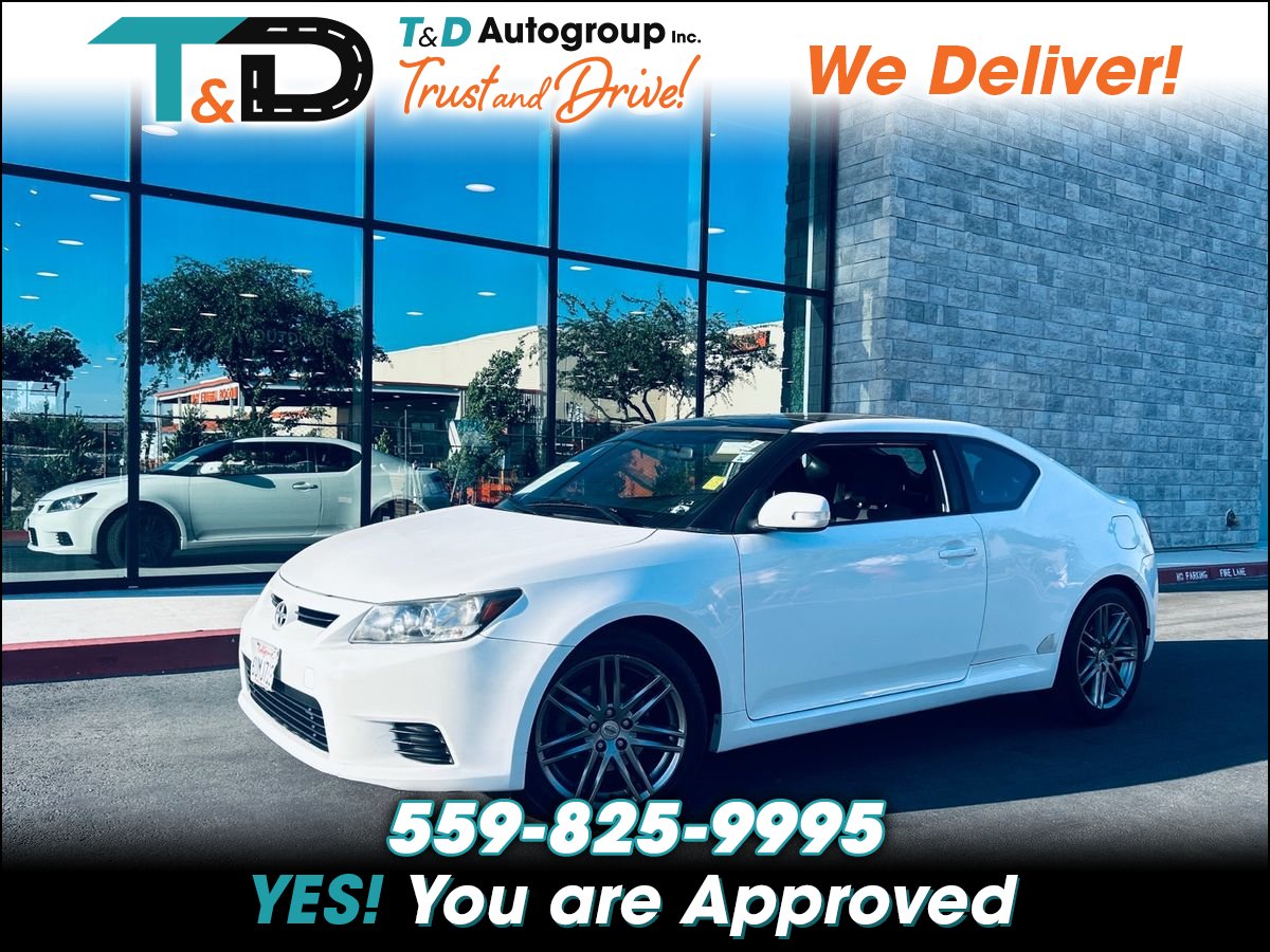 White 2012 Scion tC Base Coupe Front-Wheel Drive 6-Speed Automatic Overdrive