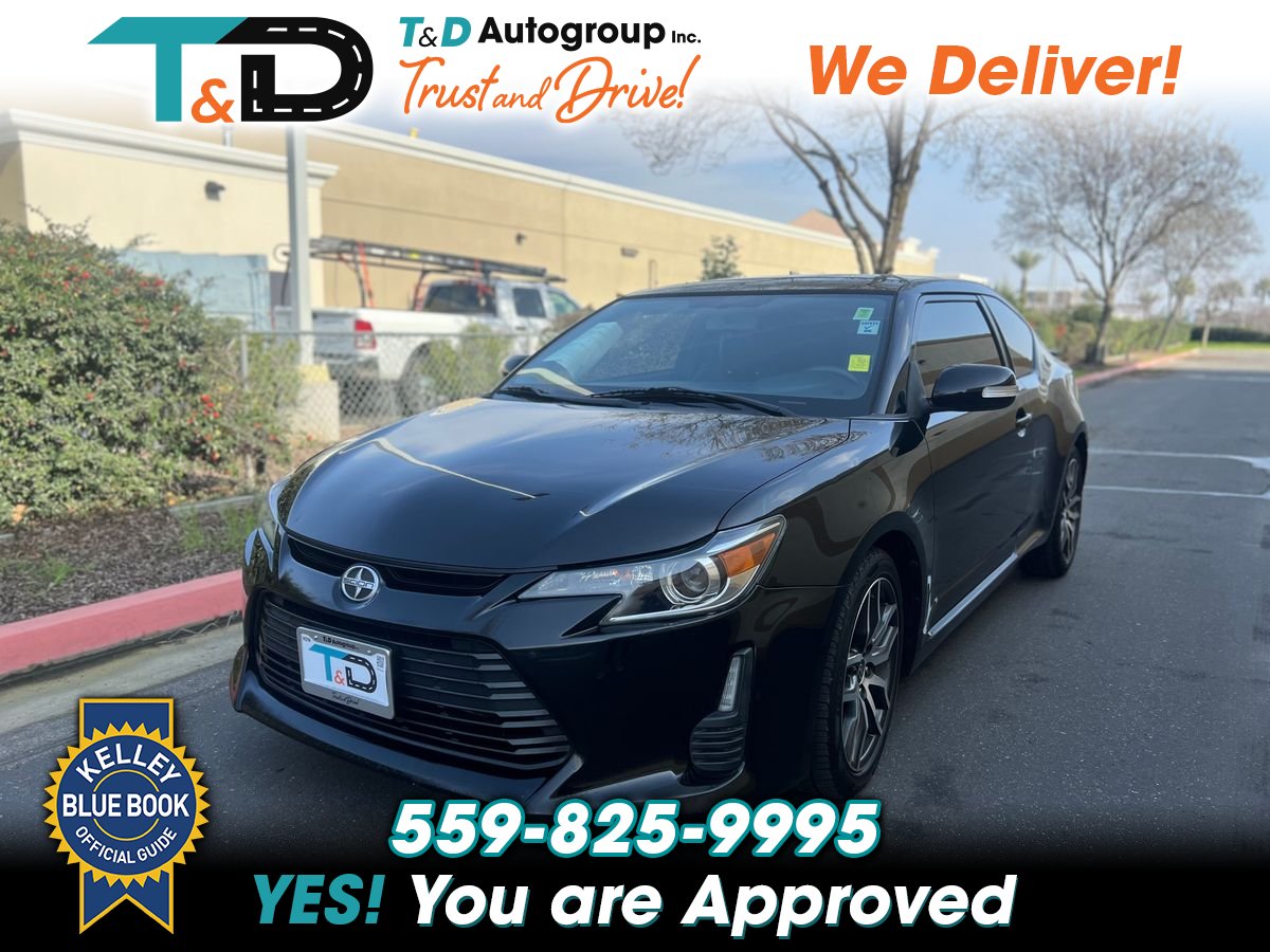 Black 2014 Scion tC Monogram Coupe Front-Wheel Drive 6-Speed Automatic