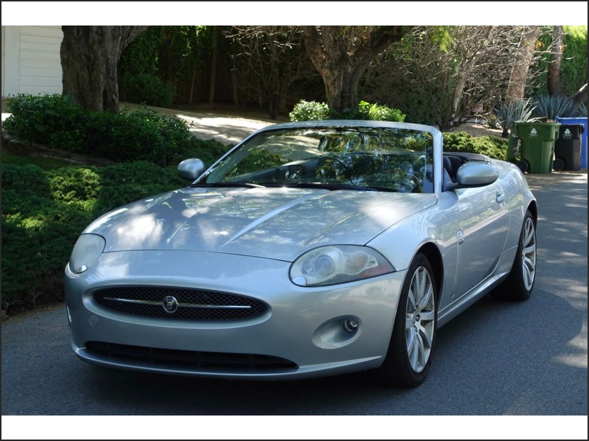 Silver 2007 Jaguar XK-Series XK Convertible RWD Convertible Rear-Wheel Drive Automatic