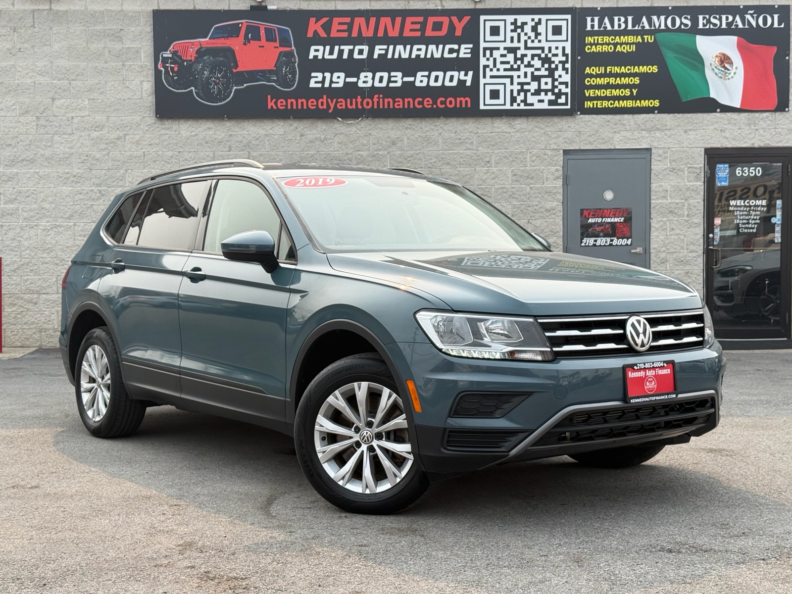 Blue 2019 Volkswagen Tiguan SUV / Crossover All-Wheel Drive Automatic