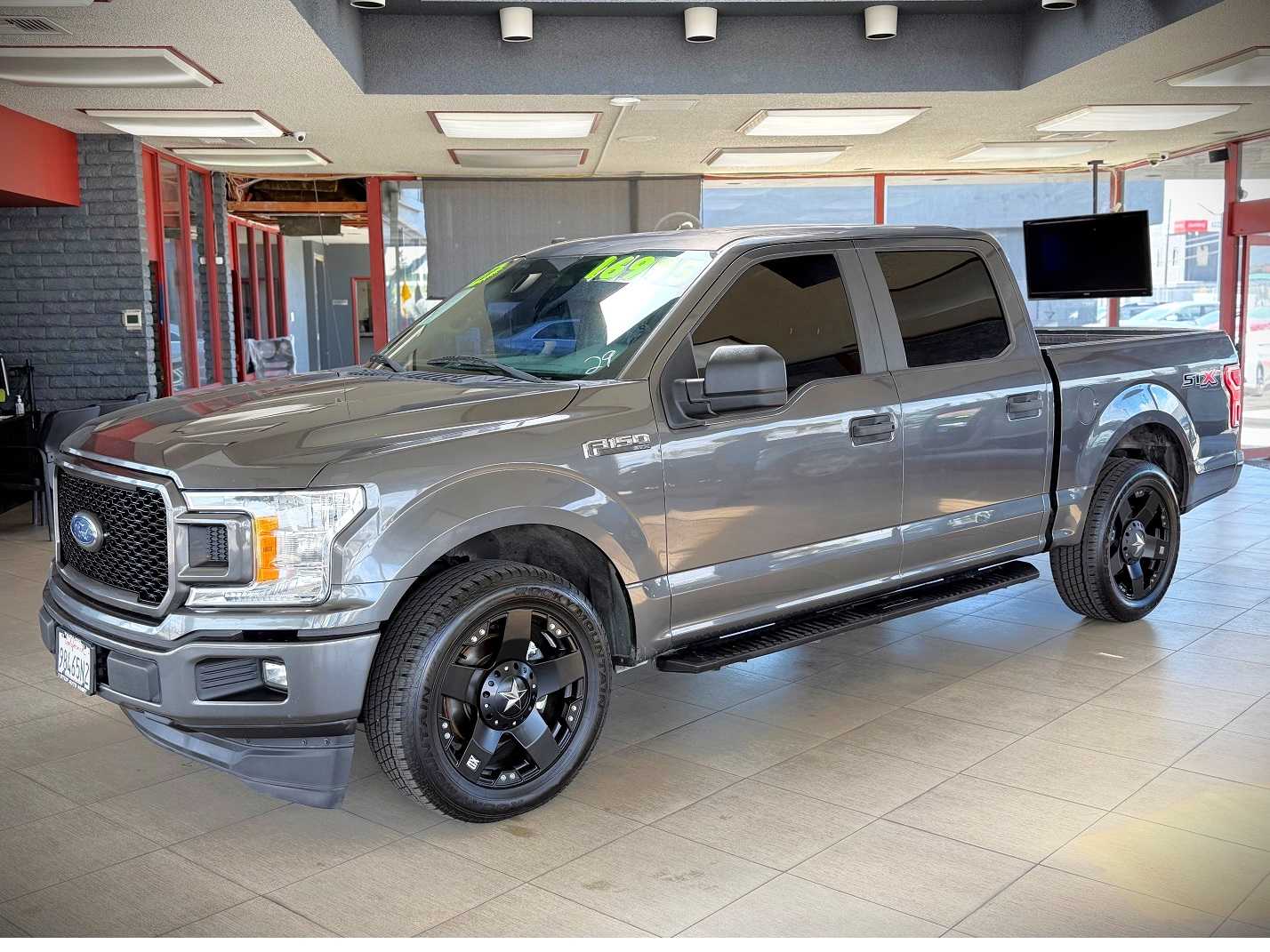 Gray 2018 Ford F-150 XL SuperCrew RWD Pickup Truck 4X2 Automatic