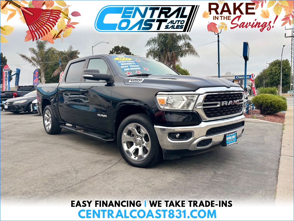Black 2022 RAM 1500 Pickup Truck 4X2 8-Speed Automatic