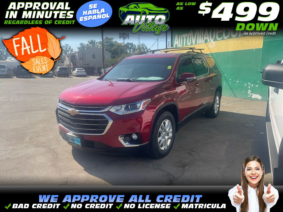 Red 2019 Chevrolet Traverse SUV / Crossover Front-Wheel Drive 9-Speed Automatic