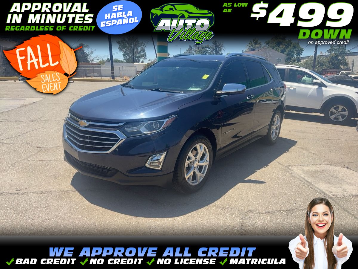 Blue 2018 Chevrolet Equinox SUV / Crossover Front-Wheel Drive 6-Speed Automatic Overdrive