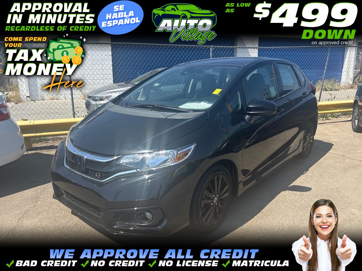 2018 Honda Fit Sport with Honda Sensing Hatchback Front-Wheel Drive Continuously Variable Transmission
