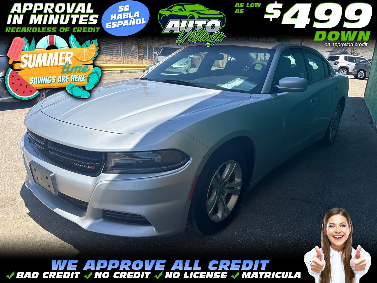 Silver 2019 Dodge Charger Sedan Rear-Wheel Drive 8-Speed Automatic
