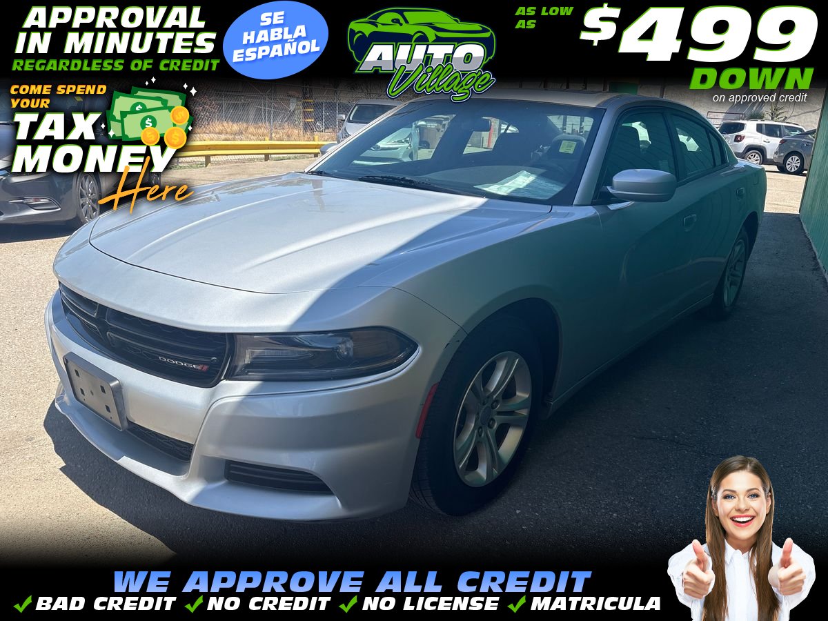 Silver 2019 Dodge Charger SXT RWD Sedan Rear-Wheel Drive 8-Speed Automatic
