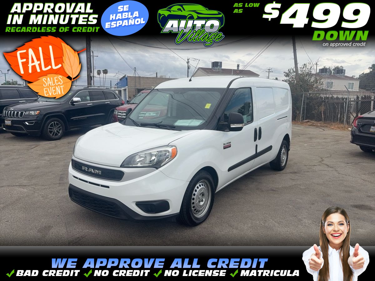 White 2022 RAM ProMaster City Van Front-Wheel Drive 9-Speed Automatic