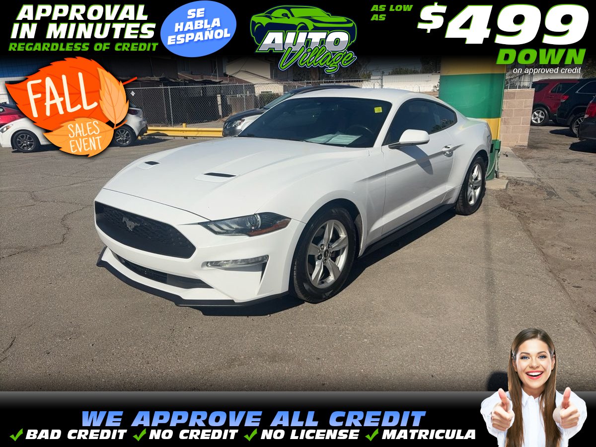 White 2020 Ford Mustang Coupe Rear-Wheel Drive Automatic