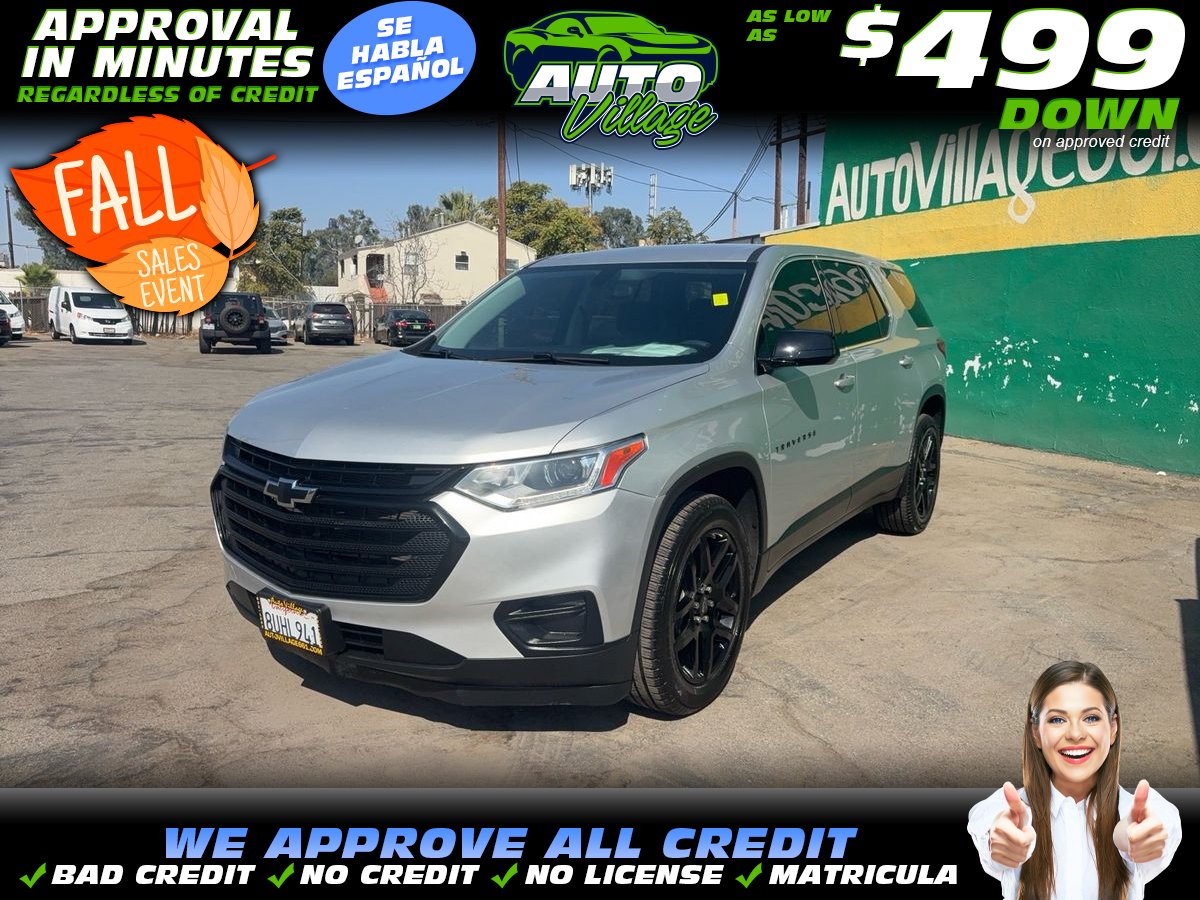 Silver 2021 Chevrolet Traverse SUV / Crossover Front-Wheel Drive 9-Speed Automatic