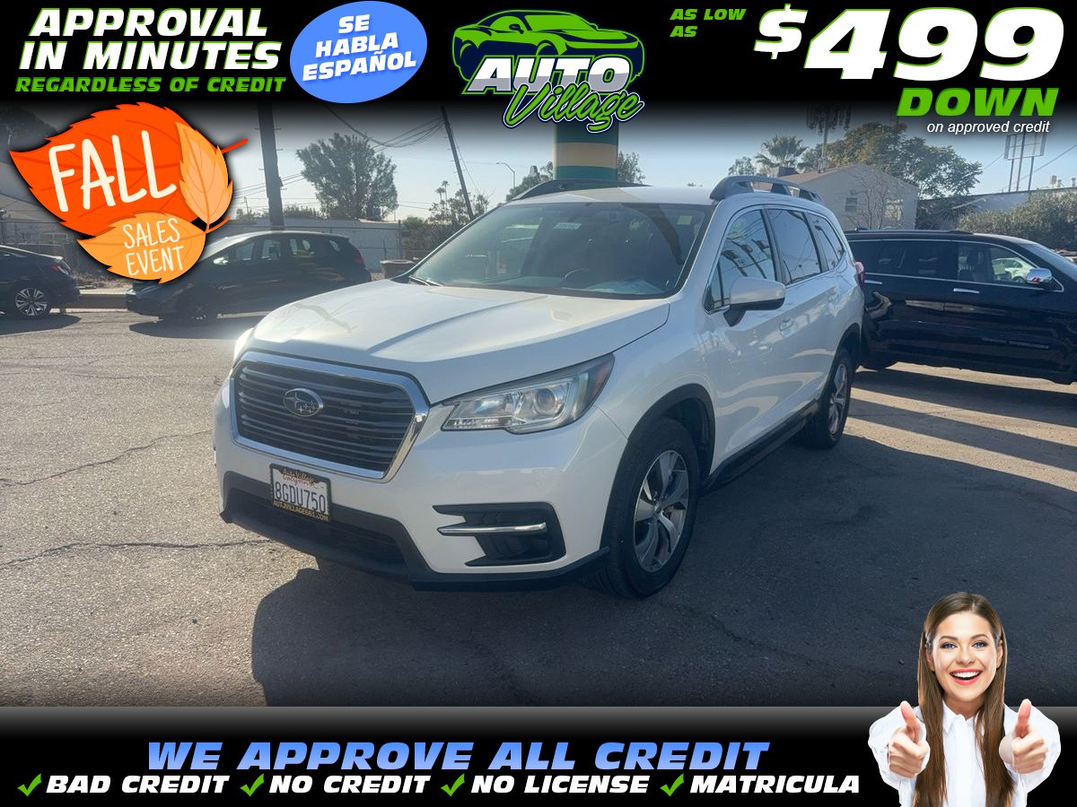 White 2019 Subaru Ascent SUV / Crossover All-Wheel Drive Continuously Variable Transmission
