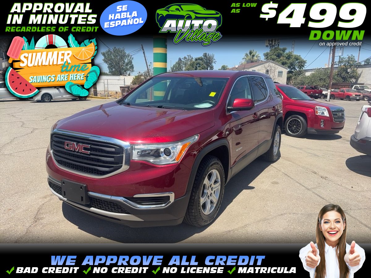 Red (BURGUNDY) 2017 GMC Acadia SUV / Crossover Front-Wheel Drive 6-Speed Automatic