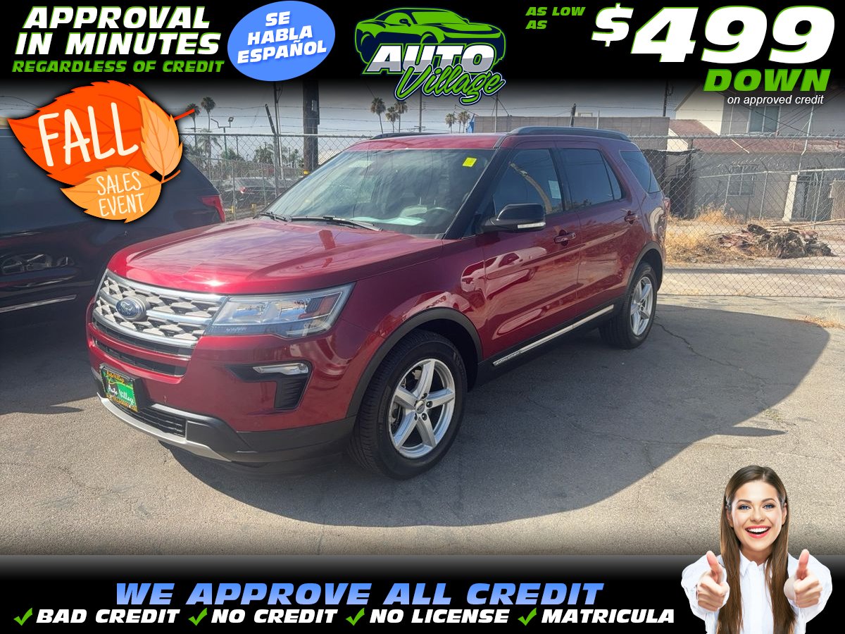 Red 2018 Ford Explorer SUV / Crossover Front-Wheel Drive 6-Speed Automatic