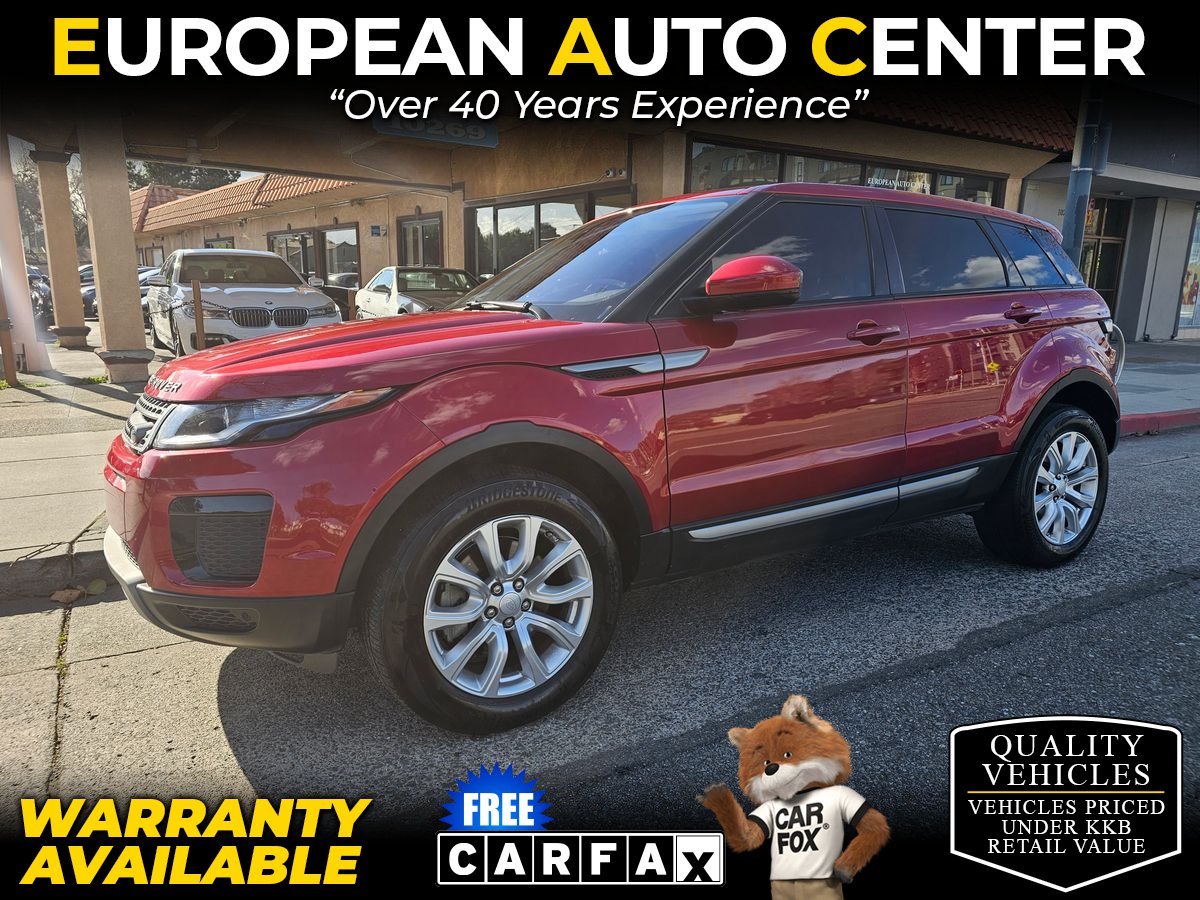 Red (BURGUNDY) 2019 Land Rover Range Rover Evoque SE AWD SUV / Crossover All-Wheel Drive 9-Speed Automatic