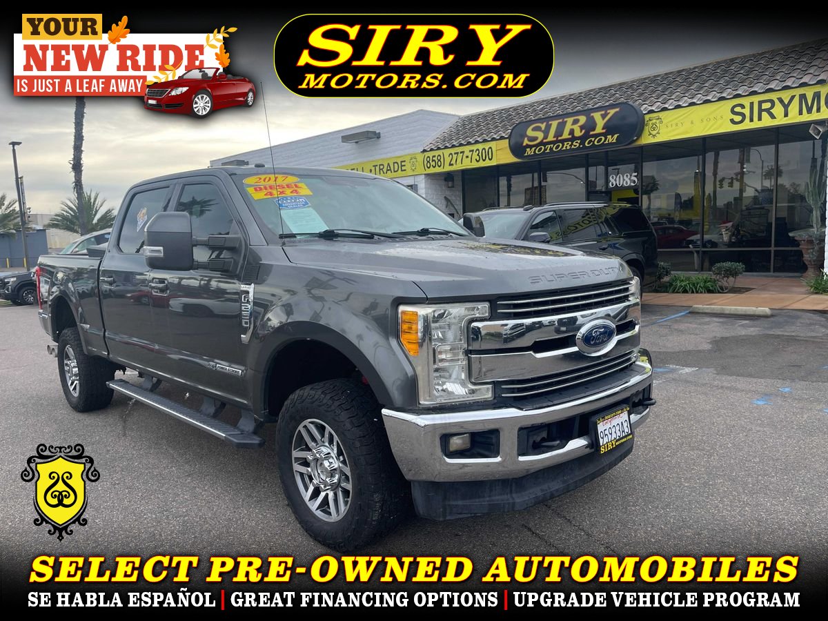 Gray 2017 Ford F-250 Super Duty Pickup Truck Four-Wheel Drive 6-Speed Automatic