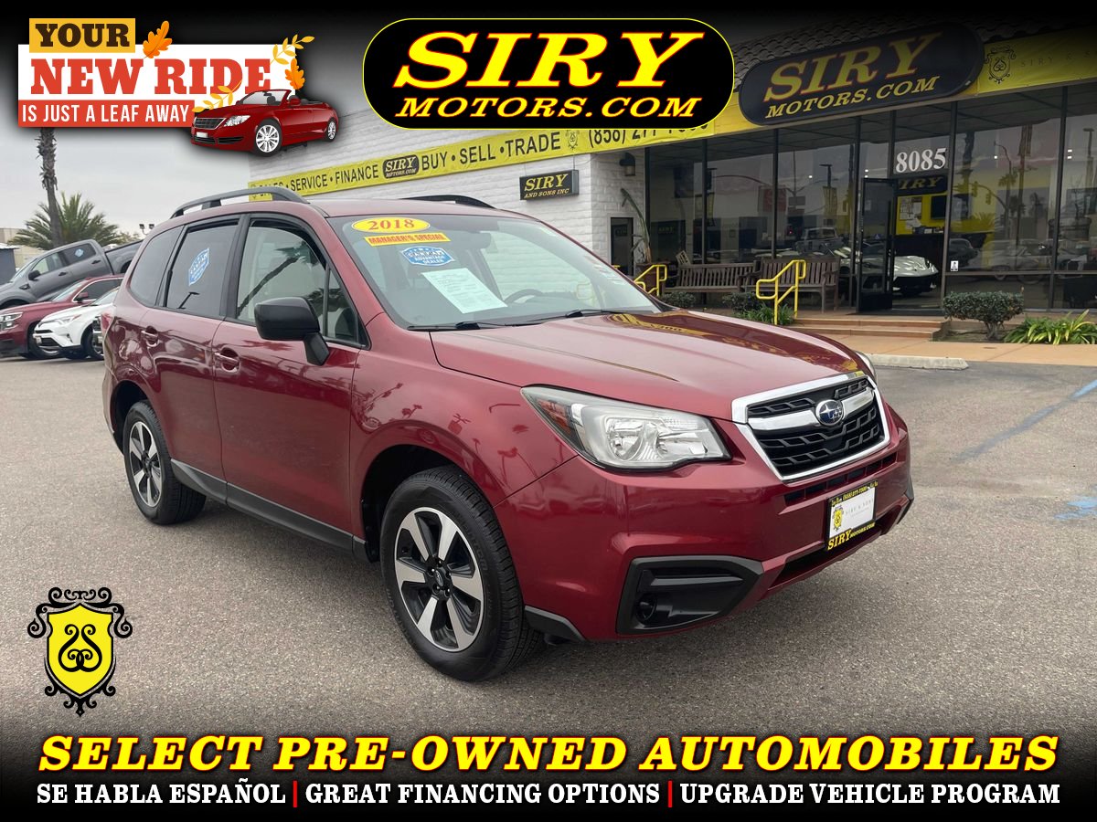 Red 2018 Subaru Forester SUV / Crossover All-Wheel Drive Continuously Variable Transmission
