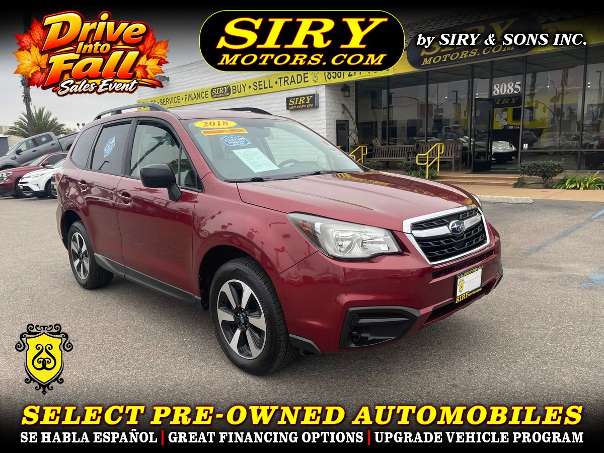 Red 2018 Subaru Forester SUV / Crossover All-Wheel Drive Continuously Variable Transmission