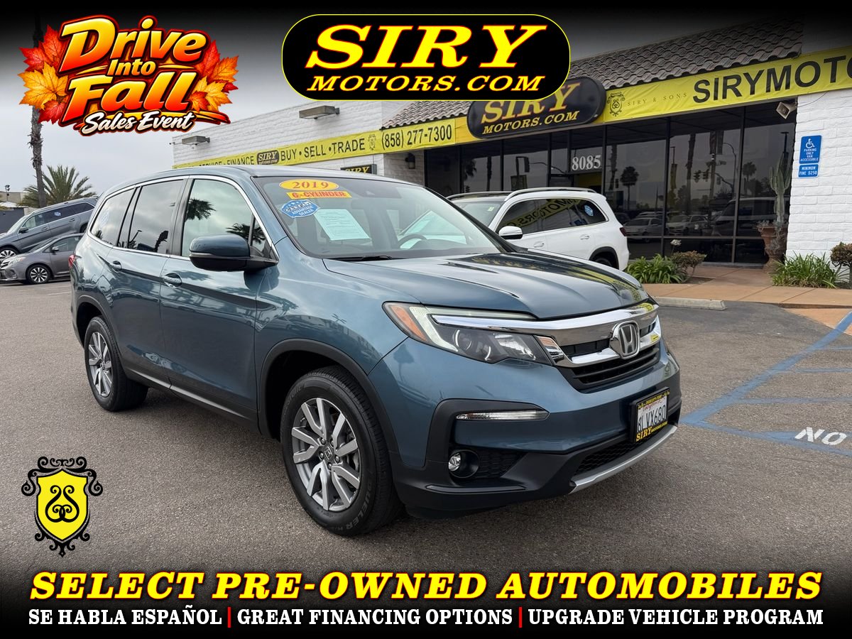 Blue 2019 Honda Pilot SUV / Crossover Front-Wheel Drive 6-Speed Automatic