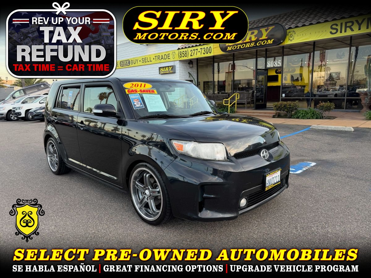 Black 2011 Scion xB Base Wagon Front-Wheel Drive 4-Speed Automatic Overdrive