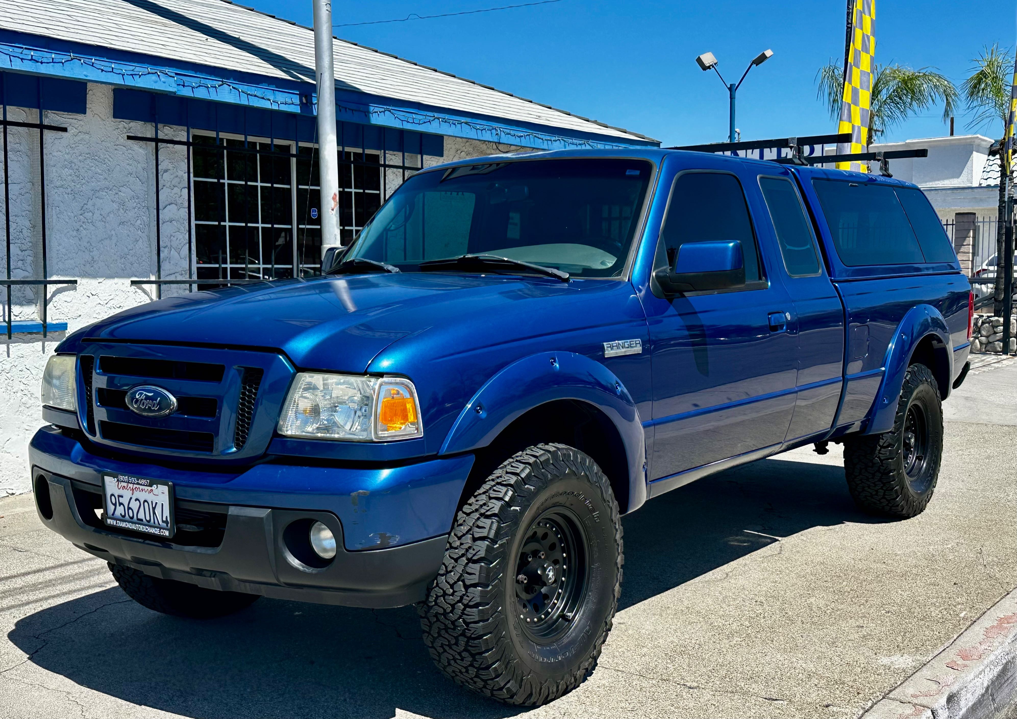 Blue 2011 Ford Ranger Pickup Truck 4X2 5-Speed Automatic Overdrive