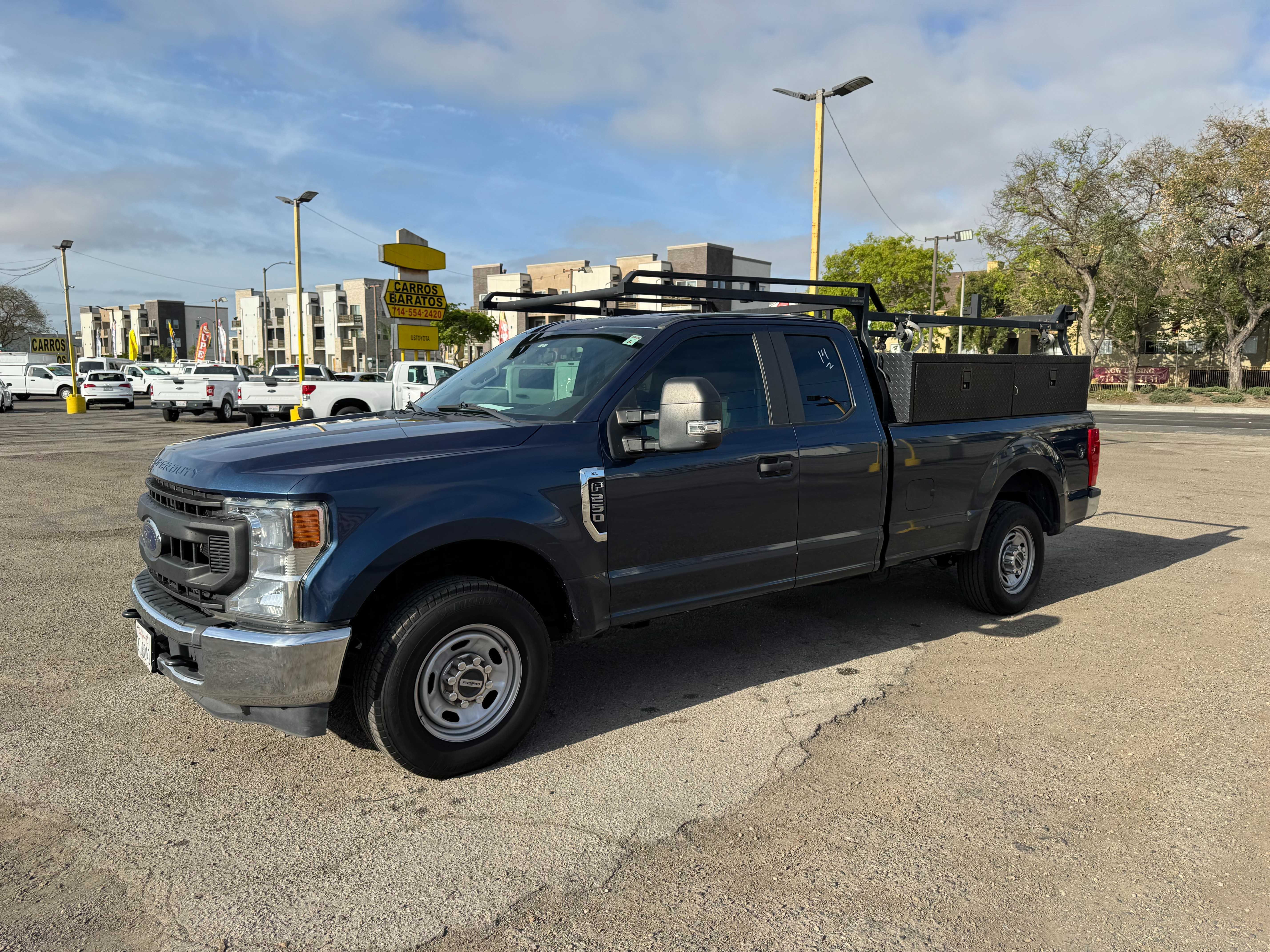 Blue 2020 Ford F-250 Super Duty XL SuperCab LB RWD Pickup Truck 4X2 6-Speed Automatic