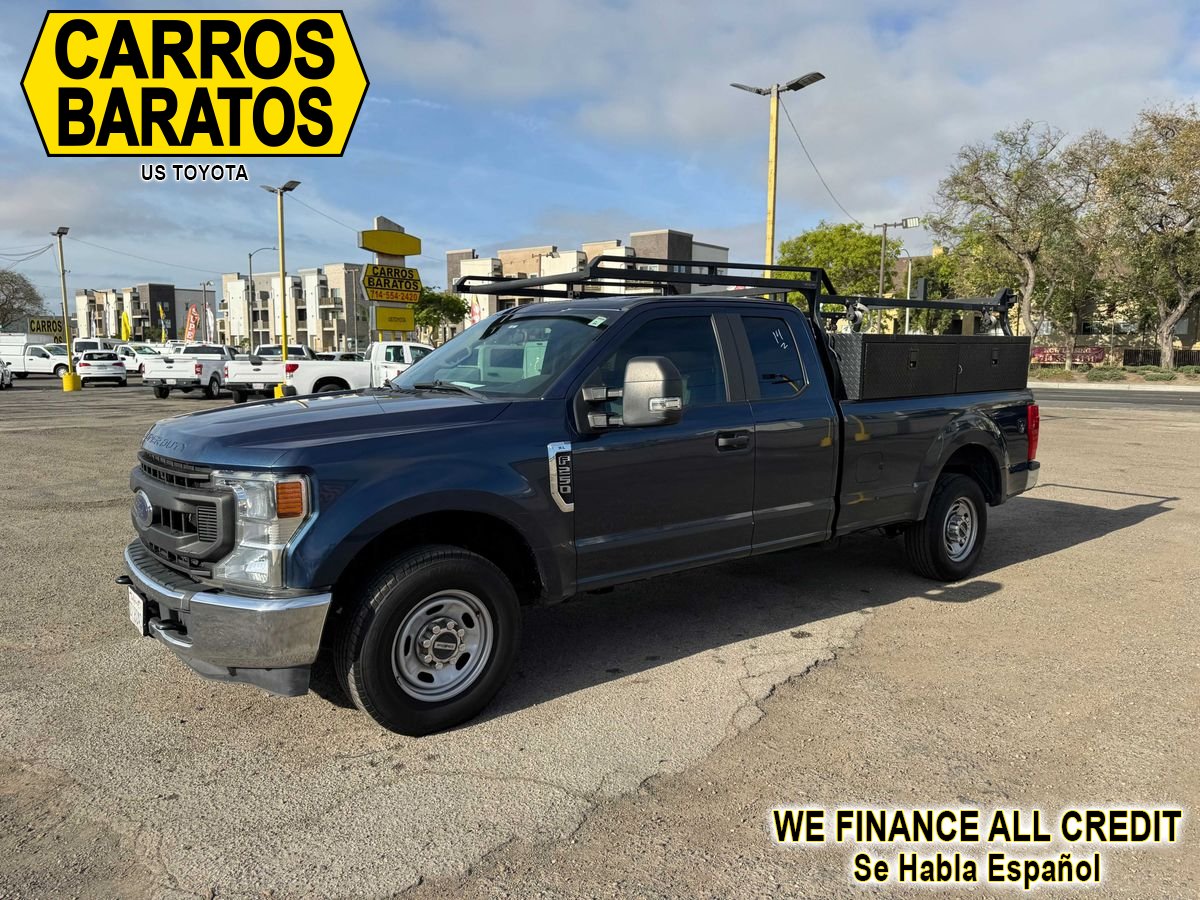 Blue 2020 Ford F-250 Super Duty XL SuperCab LB RWD Pickup Truck 4X2 6-Speed Automatic