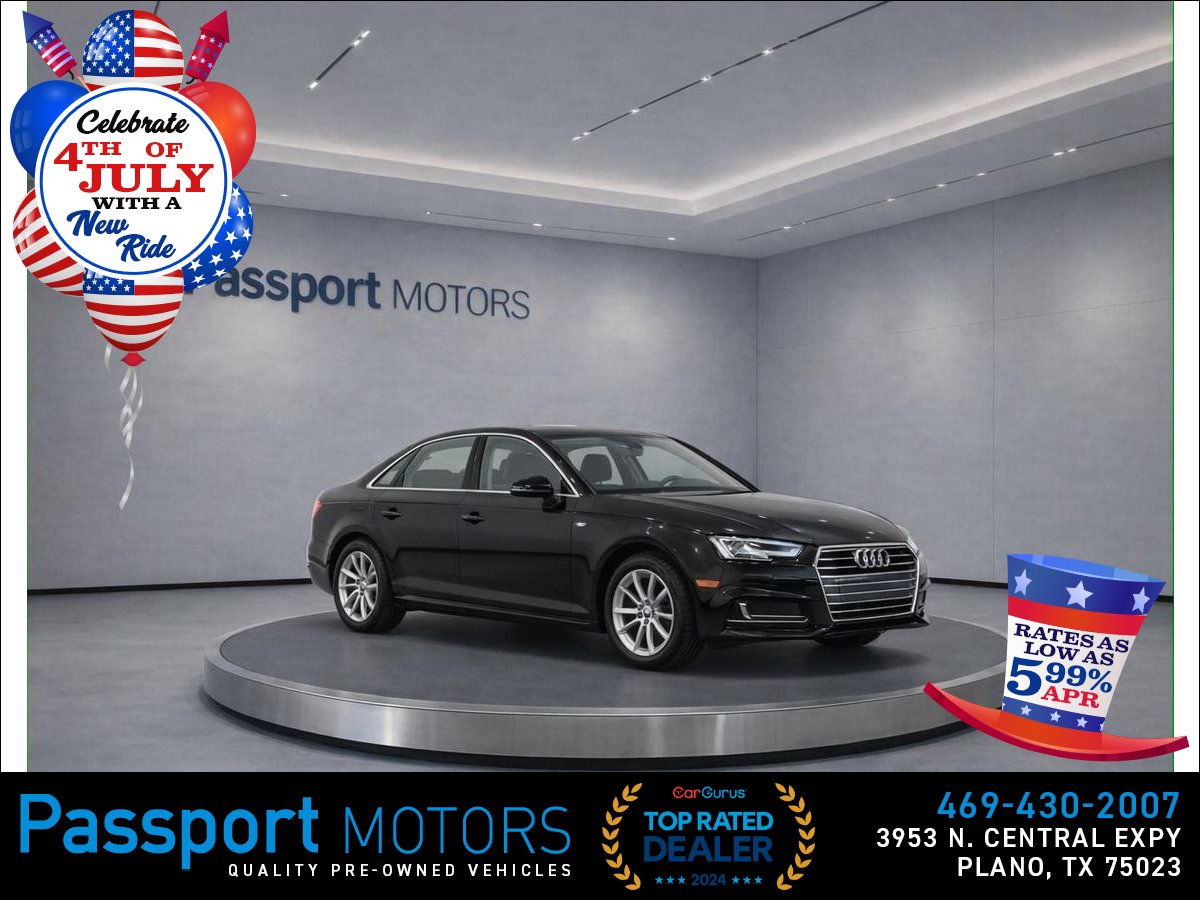 Black 2023 Audi A4 Sedan All-Wheel Drive 7-Speed Dual Clutch