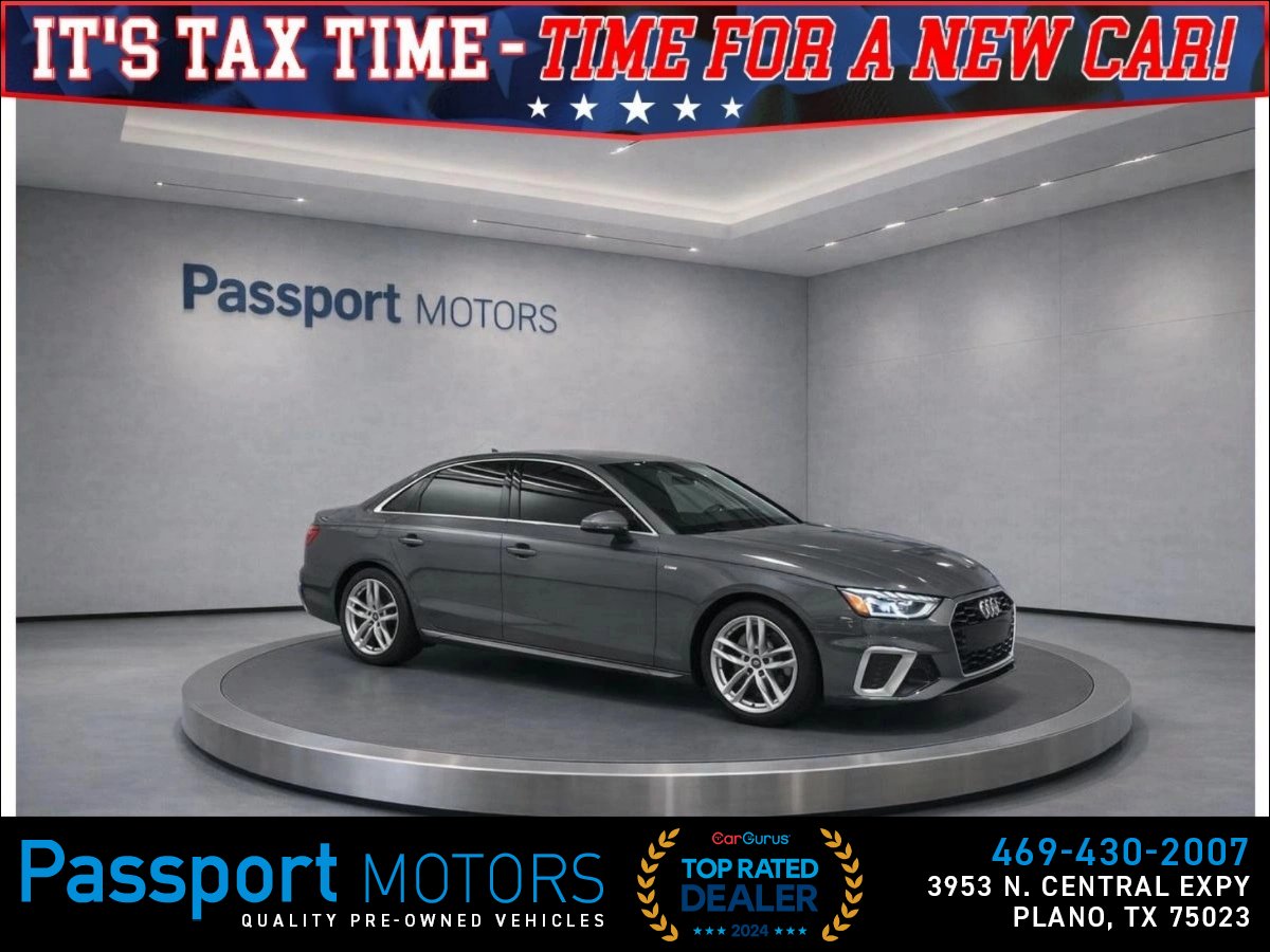 Gray 2022 Audi A4 quattro Premium Plus S Line 45 TFSI AWD Sedan All-Wheel Drive 7-Speed Dual Clutch