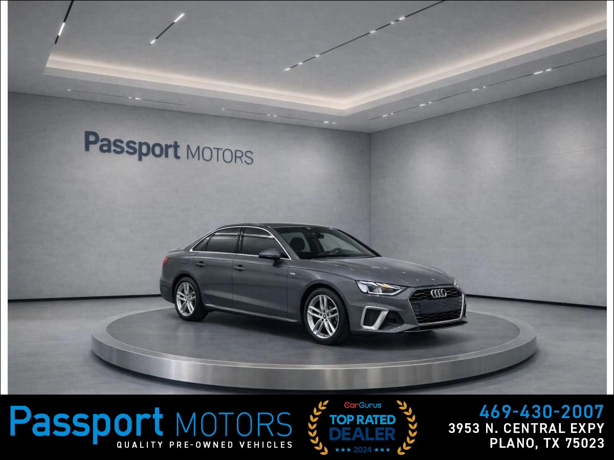 Blue 2022 Audi A4 quattro Premium Plus S Line 45 TFSI AWD Sedan All-Wheel Drive 7-Speed Dual Clutch