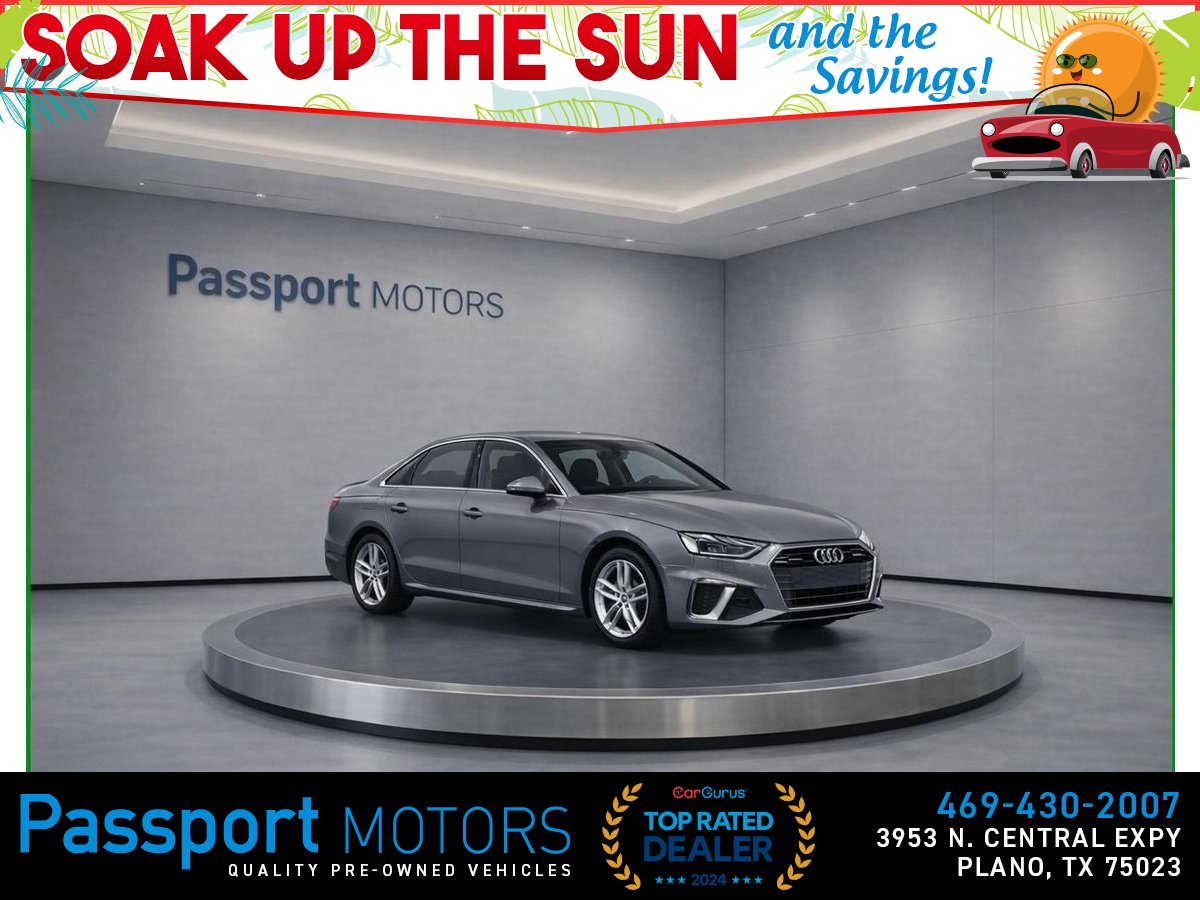 Blue 2022 Audi A4 quattro Premium Plus S Line 45 TFSI AWD Sedan All-Wheel Drive 7-Speed Dual Clutch