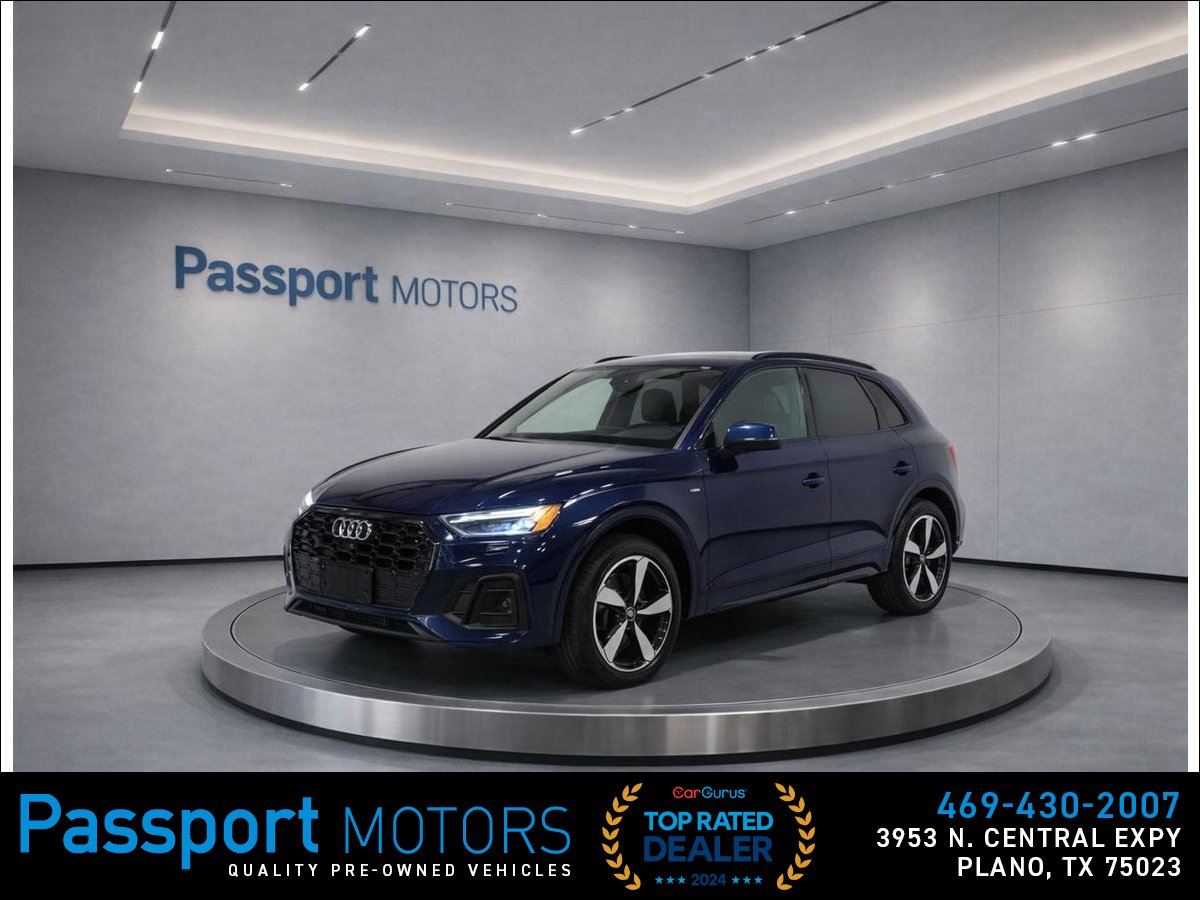Blue 2022 Audi Q5 quattro Premium Plus S Line 45 TFSI SUV / Crossover All-Wheel Drive 7-Speed Dual Clutch