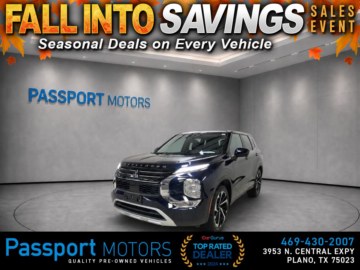 Blue 2024 Mitsubishi Outlander SUV / Crossover All-Wheel Drive Continuously Variable Transmission