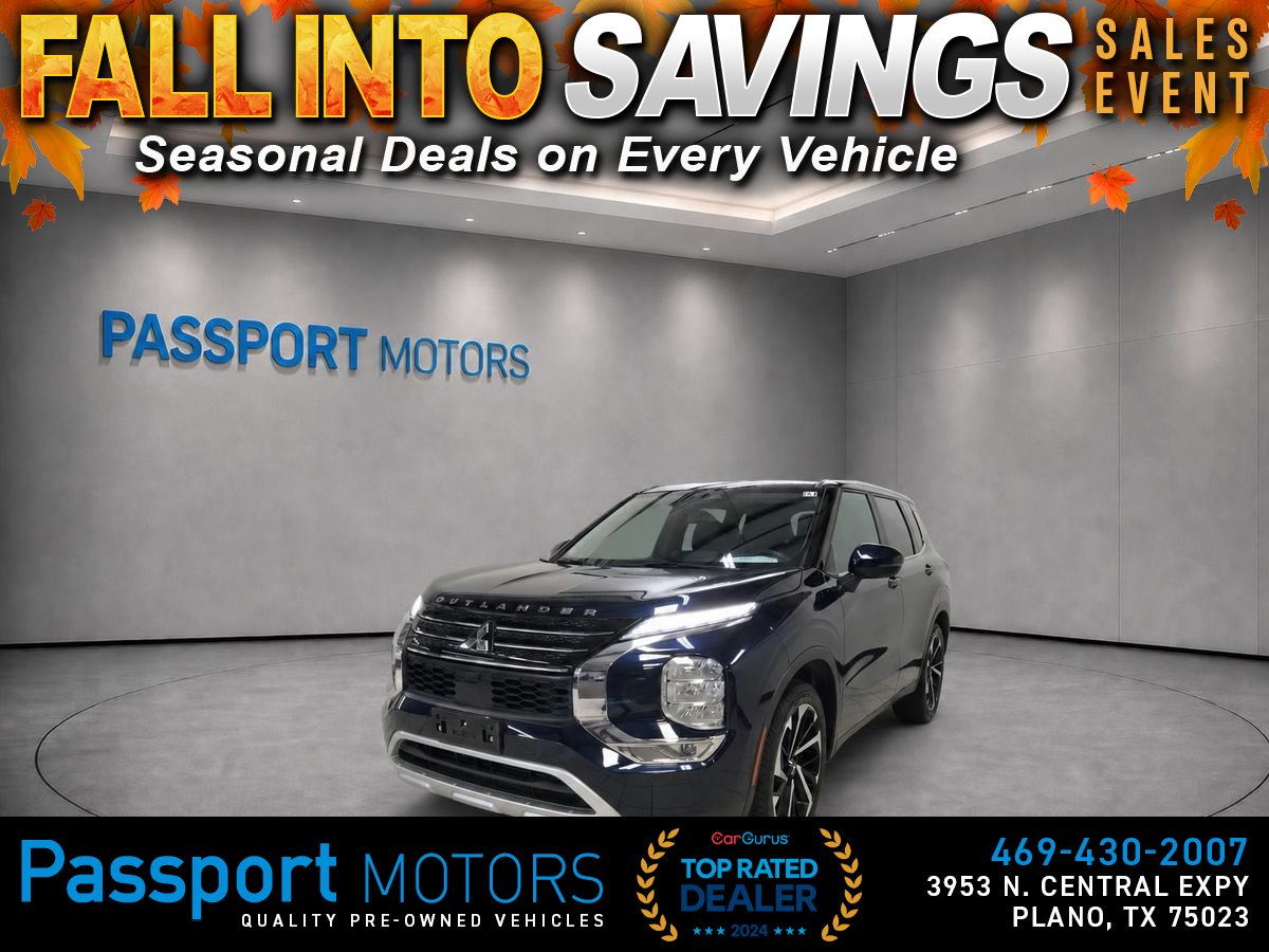 Blue 2024 Mitsubishi Outlander SUV / Crossover All-Wheel Drive Continuously Variable Transmission