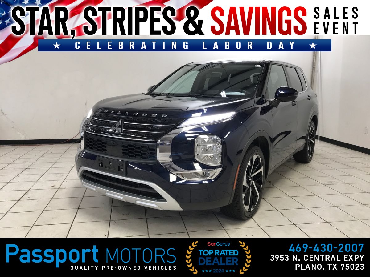 Blue 2024 Mitsubishi Outlander SUV / Crossover All-Wheel Drive Continuously Variable Transmission