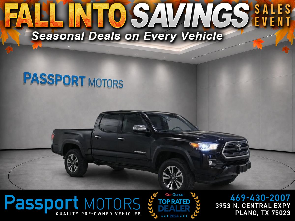 Black 2022 Toyota Tacoma Pickup Truck 4X2 6-Speed Automatic