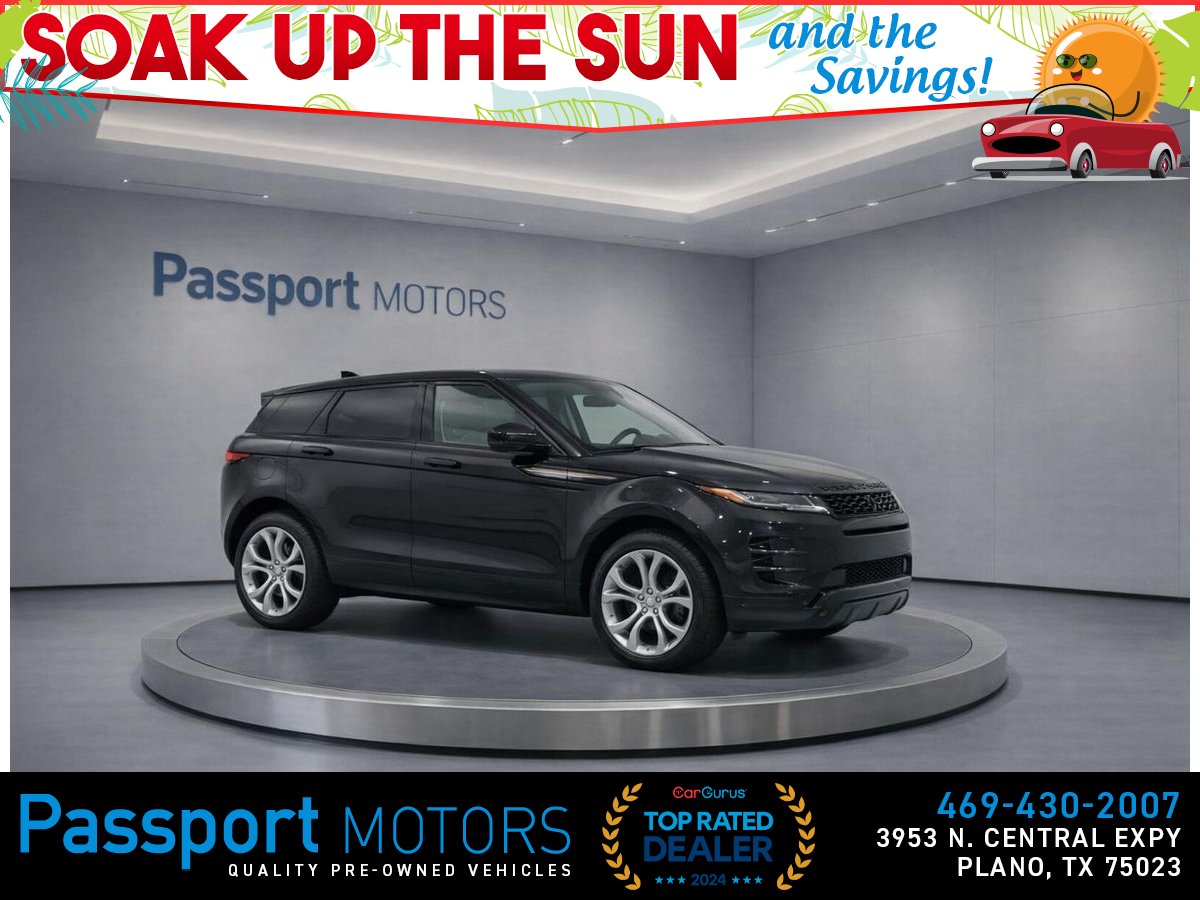 Black 2023 Land Rover Range Rover Evoque P300 R-Dynamic HST AWD SUV / Crossover All-Wheel Drive 9-Speed Automatic