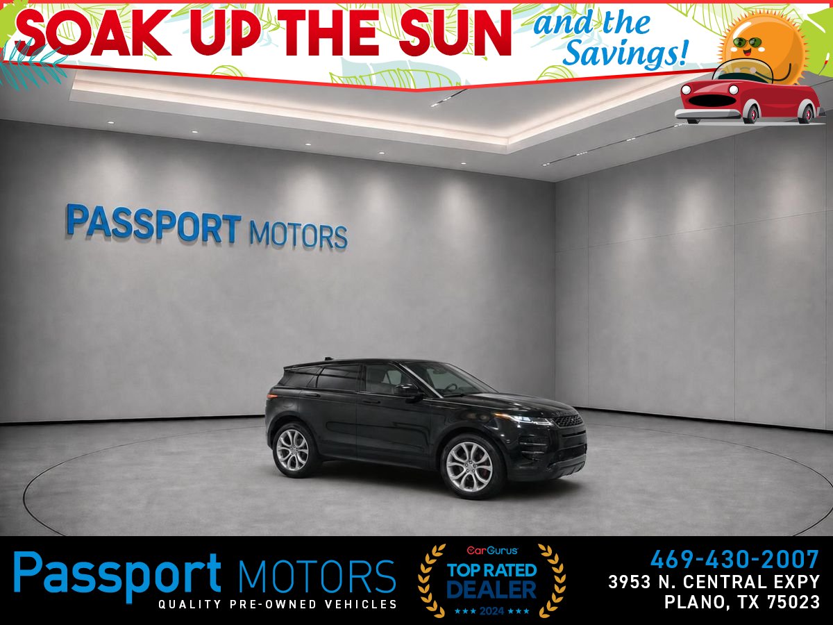 Black 2023 Land Rover Range Rover Evoque SUV / Crossover All-Wheel Drive 9-Speed Automatic