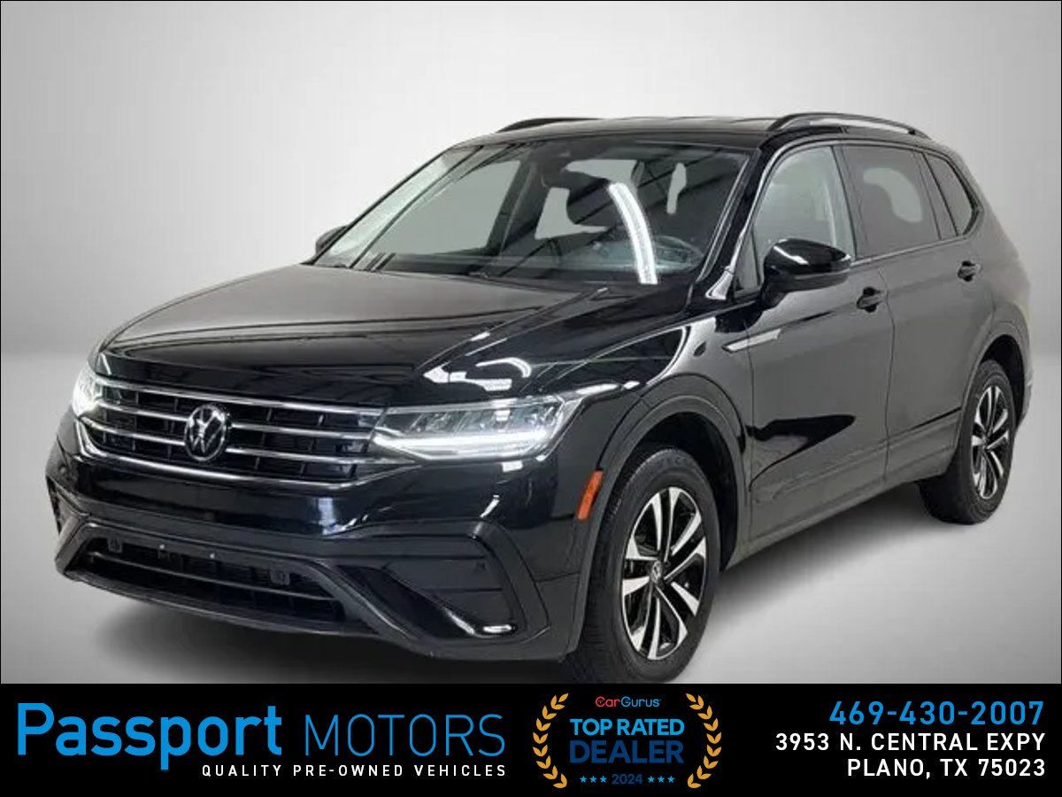 Black 2022 Volkswagen Tiguan S FWD SUV / Crossover Front-Wheel Drive 8-Speed Automatic