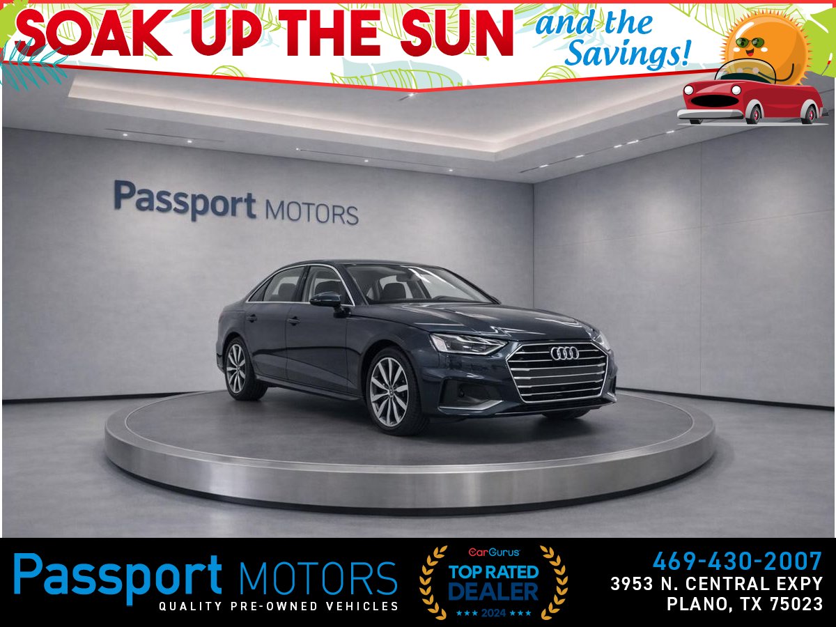 Gray 2023 Audi A4 Sedan All-Wheel Drive 7-Speed Dual Clutch