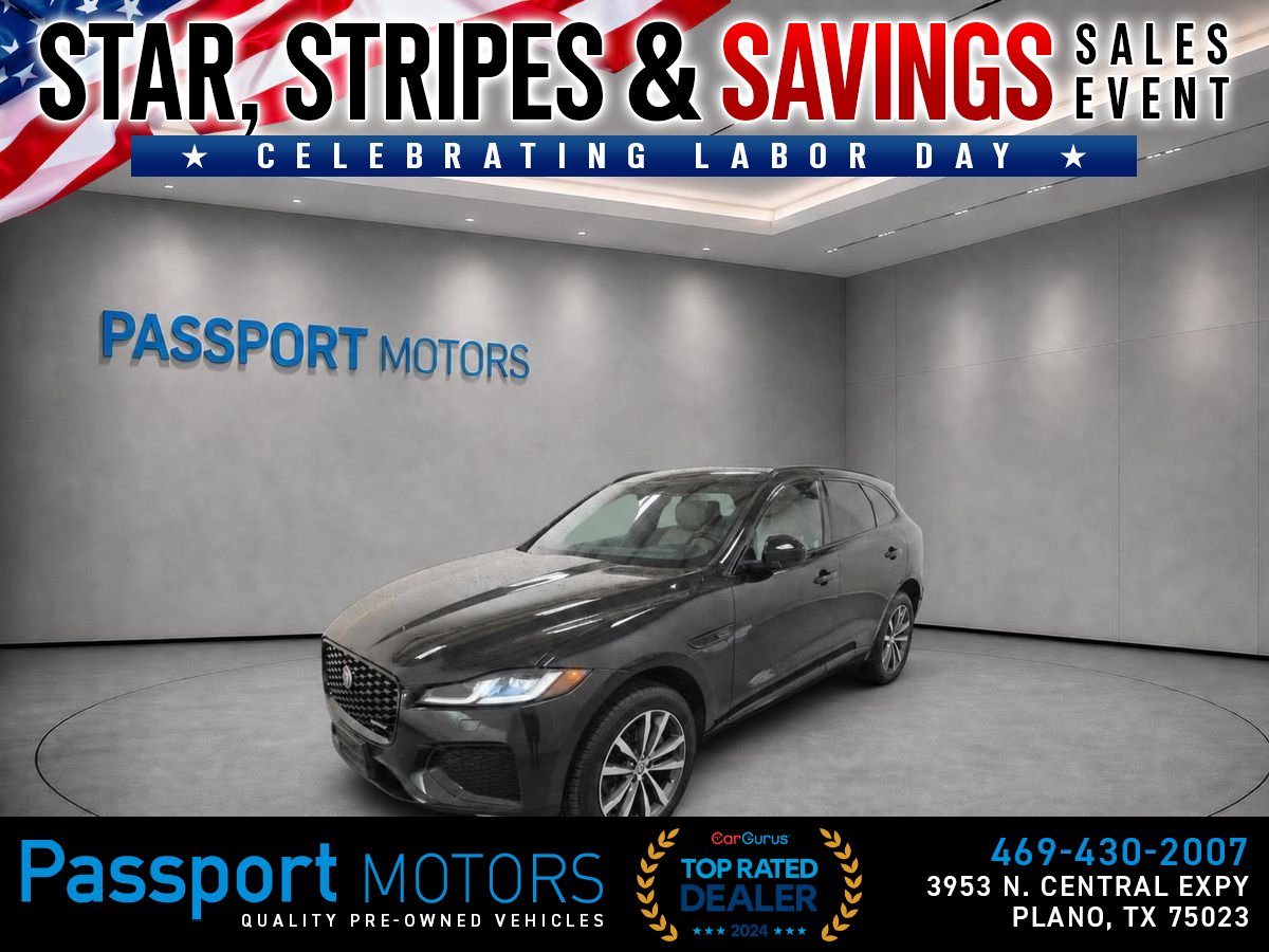 Black 2024 Jaguar F-PACE SUV / Crossover All-Wheel Drive 8-Speed Automatic