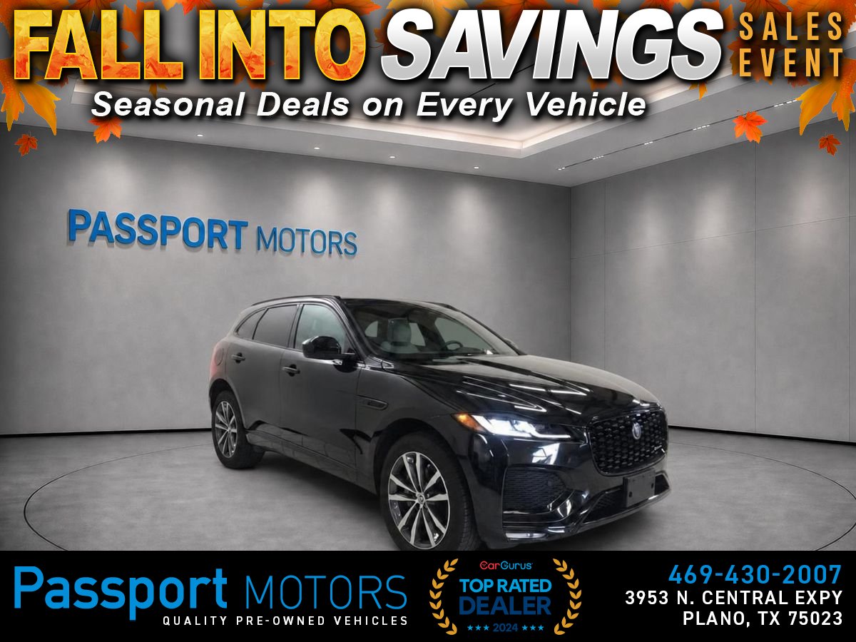 Black 2024 Jaguar F-PACE SUV / Crossover All-Wheel Drive 8-Speed Automatic