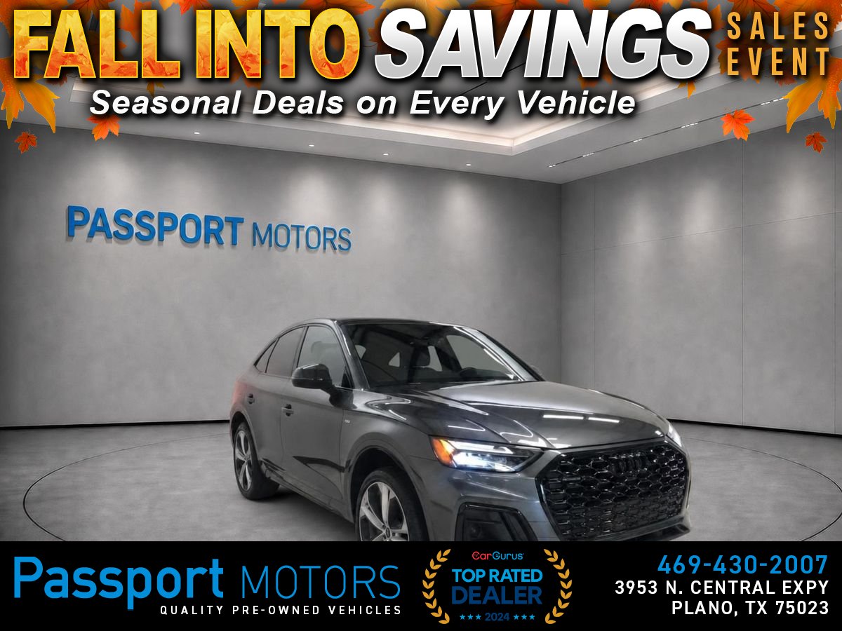 Gray 2023 Audi Q5 Sportback Sedan All-Wheel Drive 7-Speed Dual Clutch