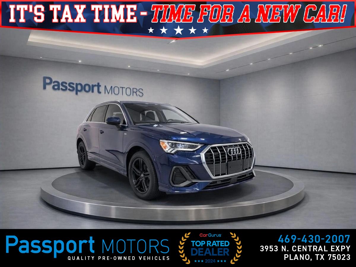 Blue 2022 Audi Q3 quattro Premium Plus S Line 45 TFSI SUV / Crossover All-Wheel Drive 8-Speed Automatic