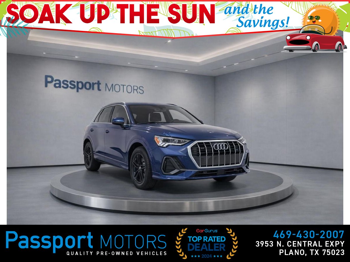 Blue 2022 Audi Q3 quattro Premium Plus S Line 45 TFSI SUV / Crossover All-Wheel Drive 8-Speed Automatic